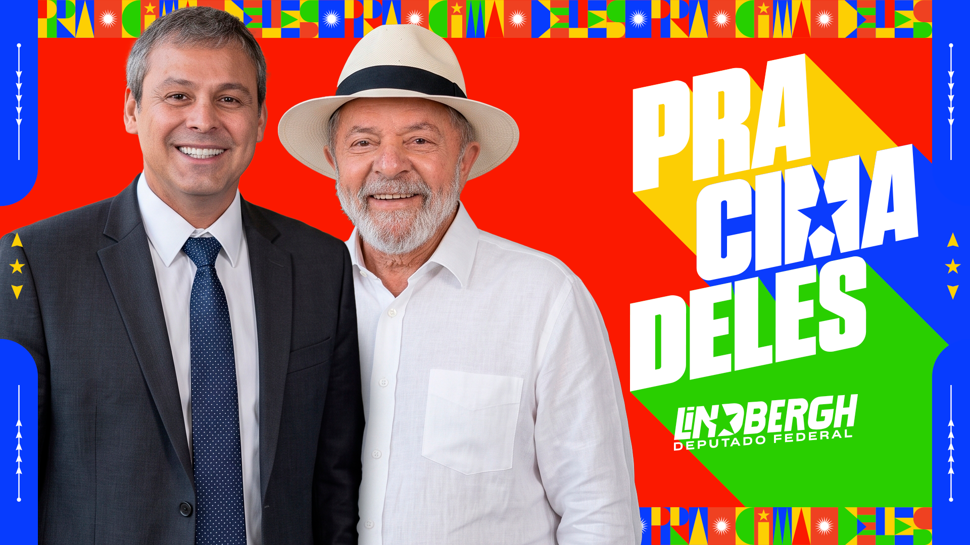 Lindbergh Farias e Lula — Pra cima deles
